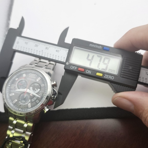 Citizen Eco-Drive Chronograph Watch Mens 47.9mm Radio Controlled H610-S032258 - Picture 7 of 7